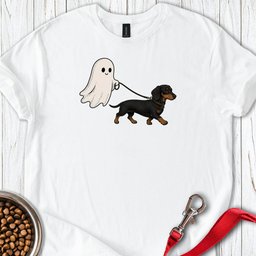 Dachshund Halloween T Shirt Gift For Dog Lover
