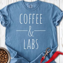 Coffee And Labradors Premium Tee Gift For Dog Lover