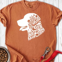 Chesapeake Bay Retriever Flowers Premium Tee Gift For Dog Lover