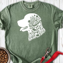 Chesapeake Bay Retriever Flowers Premium Tee Gift For Dog Lover