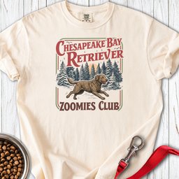 Chesapeake Bay Retriever Zoomies Club Premium Tee Gift For Dog Lover