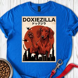 Dachshund Doxiezilla Red T Shirt Gift For Dog Lover