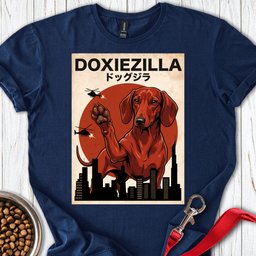 Dachshund Doxiezilla Red T Shirt Gift For Dog Lover