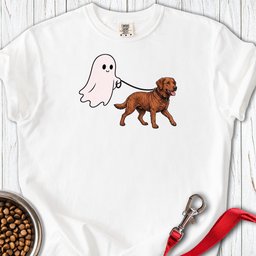 Chesapeake Bay Retriever Ghost Walk Premium Tee Gift For Dog Lover