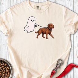 Chesapeake Bay Retriever Ghost Walk Premium Tee Gift For Dog Lover