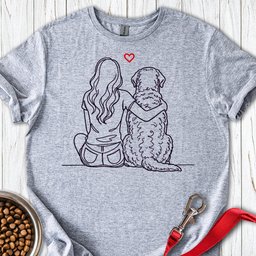 Chesapeake Bay Retriever Hug T Shirt Gift For Dog Lover