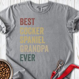 Cocker Spaniel Grandpa Premium Tee Gift For Grandpa