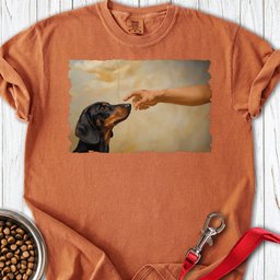 Dachshund Creation Black And Tan Premium Tee Gift For Dog Lover