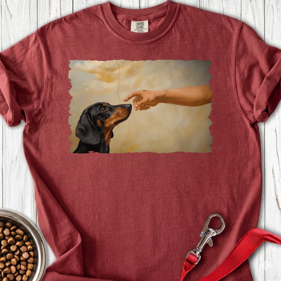 Dachshund Creation Black And Tan Premium Tee Gift For Dog Lover