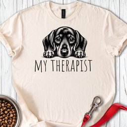 Dachshund My Therapist T Shirt Gift For Dog Lover