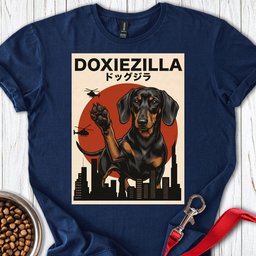 Dachshund Doxiezilla Black T Shirt Gift For Dog Lover