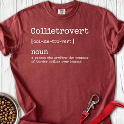 Collietrovert Premium Tee Gift For Dog Lover