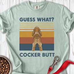 Cocker Spaniel Butt Premium Tee Gift For Dog Lover