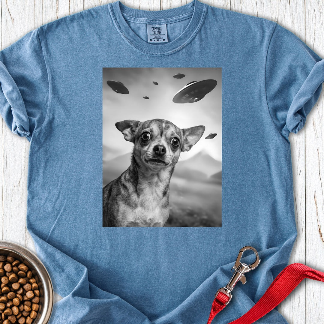 Chihuahua Ufo Premium Tee Gift For Dog Lover