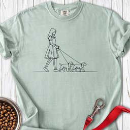 Cocker Spaniel Walking Premium Tee Gift For Dog Lover