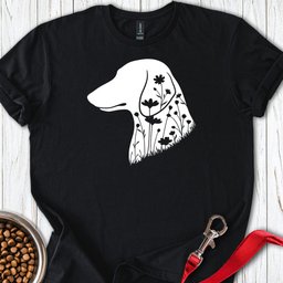 Dachshund Flowers T Shirt Gift For Dog Lover