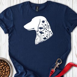Dachshund Flowers T Shirt Gift For Dog Lover