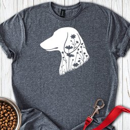 Dachshund Flowers T Shirt Gift For Dog Lover