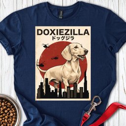 Dachshund Doxiezilla Cream T Shirt Gift For Dog Lover