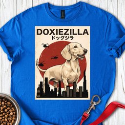 Dachshund Doxiezilla Cream T Shirt Gift For Dog Lover