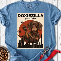 Dachshund Doxiezilla Chocolate Premium Tee Gift For Dog Lover
