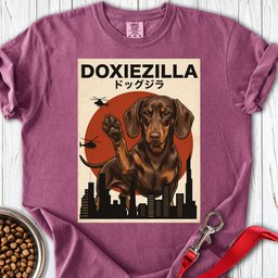 Dachshund Doxiezilla Chocolate Premium Tee Gift For Dog Lover