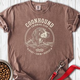 Coonhound Swimming Club Premium Tee Gift For Dog Lover