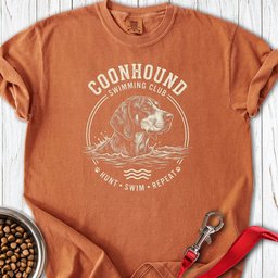 Coonhound Swimming Club Premium Tee Gift For Dog Lover