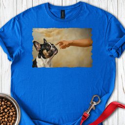 God Creates Tri Color Frenchie T Shirt Gift For Dog Lover