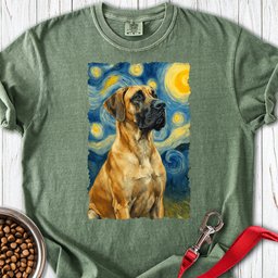 Fawn Great Dane Van Gogh Premium Tee Gift For Dog Lover