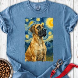 Fawn Great Dane Van Gogh Premium Tee Gift For Dog Lover