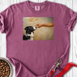 God Creates Border Collie Premium Tee Gift For Dog Lover