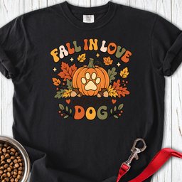 Fall In Love With Your Dog Premium Tee Gift For Dog Lover