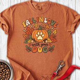 Fall In Love With Your Dog Premium Tee Gift For Dog Lover