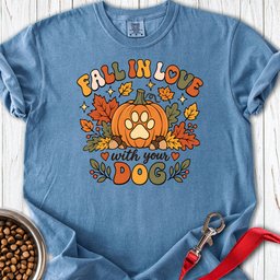 Fall In Love With Your Dog Premium Tee Gift For Dog Lover