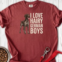 German Shorthaired Pointer Hairy Boys Premium Tee Gift For Dog Lover