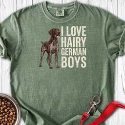 German Shorthaired Pointer Hairy Boys Premium Tee Gift For Dog Lover