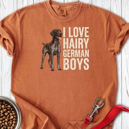 German Shorthaired Pointer Hairy Boys Premium Tee Gift For Dog Lover