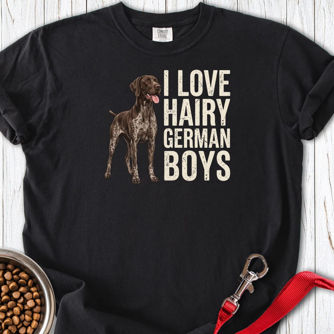 German Shorthaired Pointer Hairy Boys Premium Tee Gift For Dog Lover
