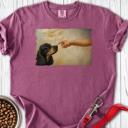 God Creates Black And Tan Cocker Premium Tee Gift For Dog Lover