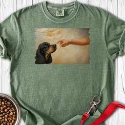 God Creates Black And Tan Cocker Premium Tee Gift For Dog Lover