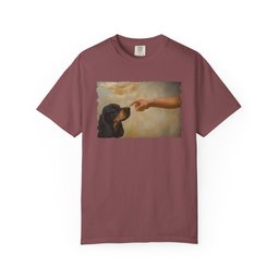 God Creates Black And Tan Cocker Premium Tee Gift For Dog Lover