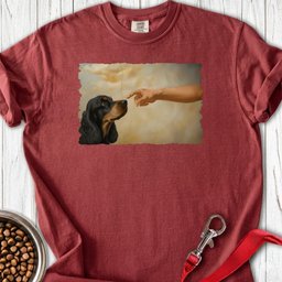 God Creates Black And Tan Cocker Premium Tee Gift For Dog Lover