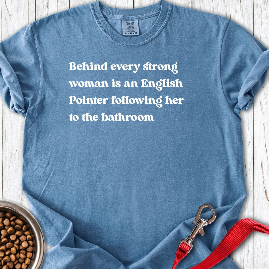 English Pointer Strong Woman Premium Tee Gift For Women