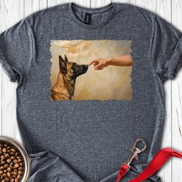 God Creates Belgian Malinois T Shirt Gift For Dog Lover