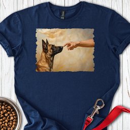 God Creates Belgian Malinois T Shirt Gift For Dog Lover