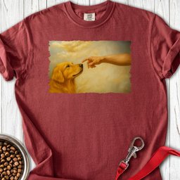 God Creates Golden Retriever Premium Tee Gift For Dog Lover