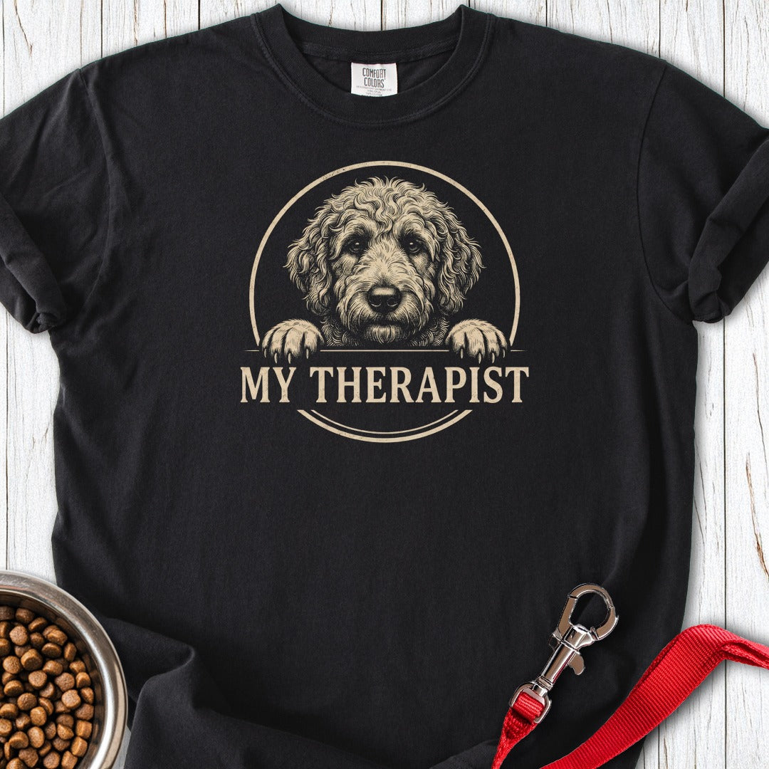 Golden Doodle Therapist Premium Tee Gift For Dog Lover