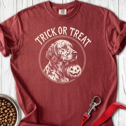 English Setter Trick Or Treat Premium Tee Gift For Dog Lover
