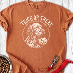 English Setter Trick Or Treat Premium Tee Gift For Dog Lover